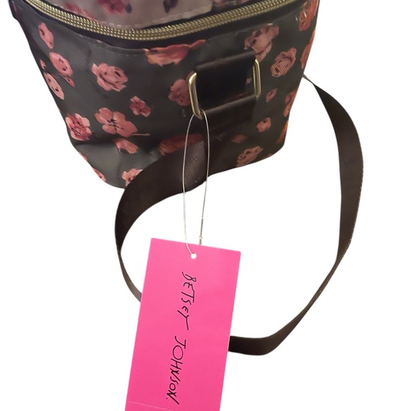 BETSEY JOHNSON Insulated Lunch Box Tote Cooler Bag Multicolor Floral, NWT - Picture 8 of 11